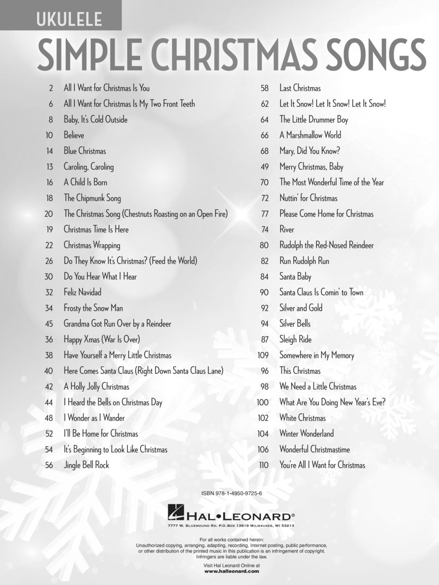 Simple Christmas Songs