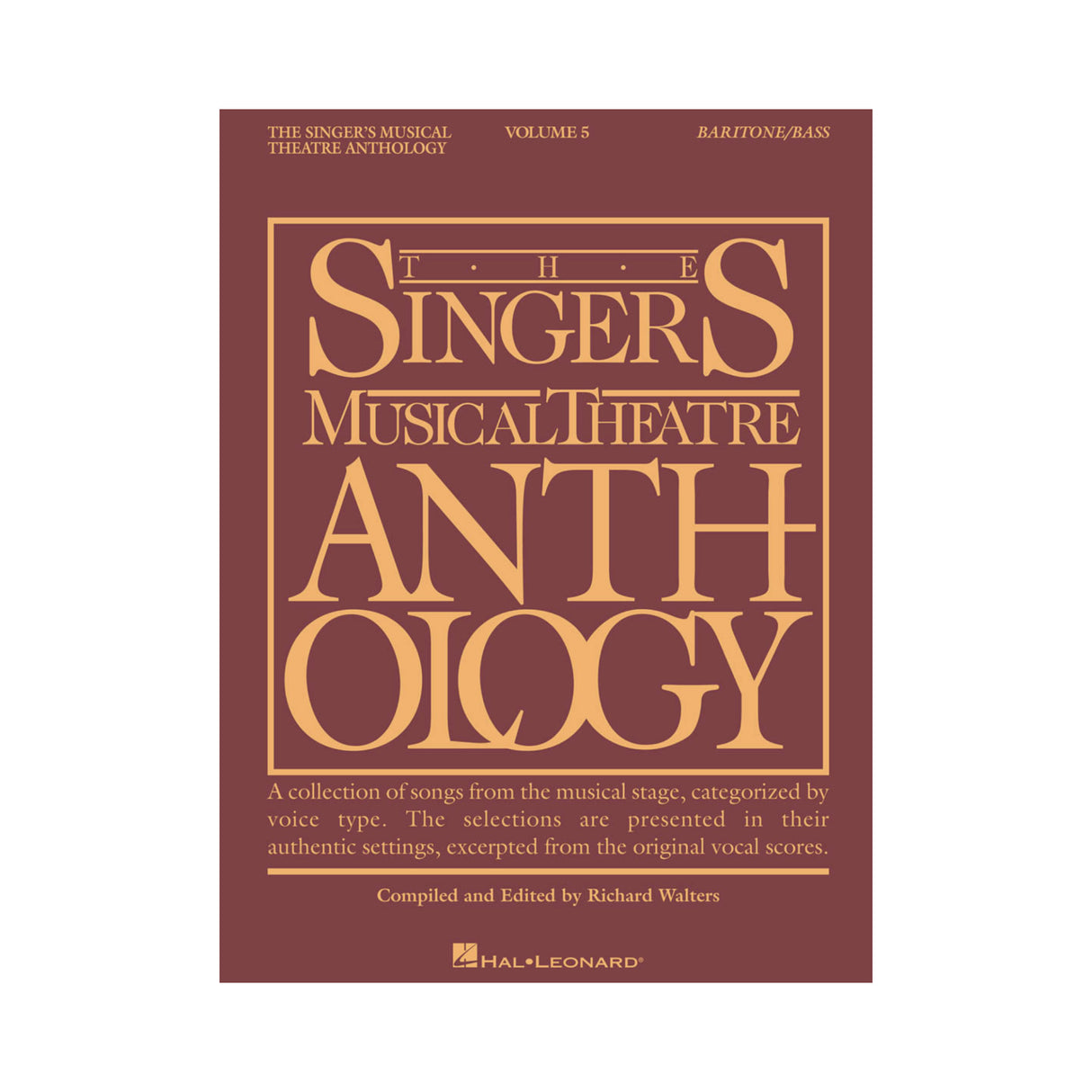 Anthologie du théâtre musical du chanteur, volume 5 (baryton/basse)