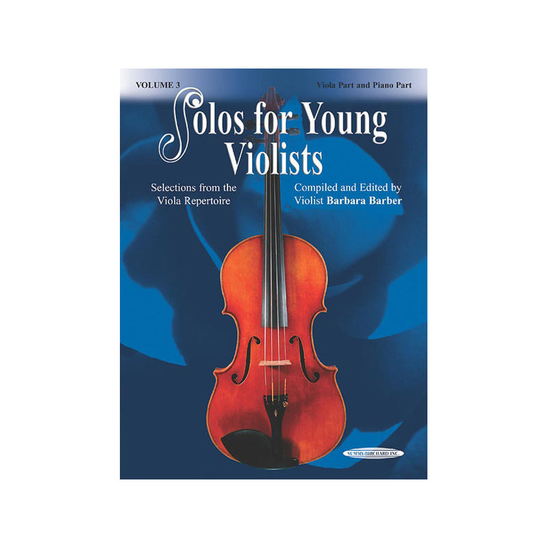 Solos for Young Violists Viola Part and Piano Acc. Volume 3