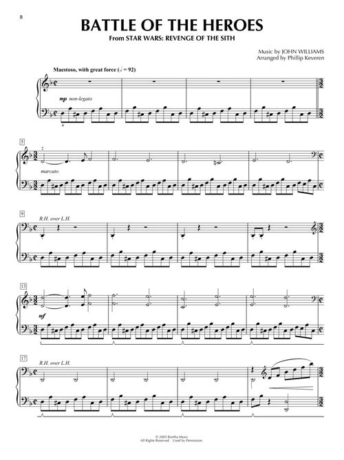 star wars piano sheet music phillip keveren