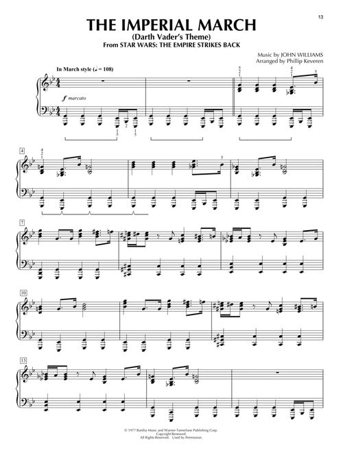 star wars piano sheet music phillip keveren