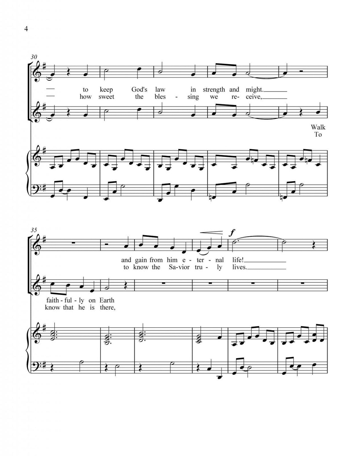 Free LDS sheet music of tender mercies of the lord elder bednar