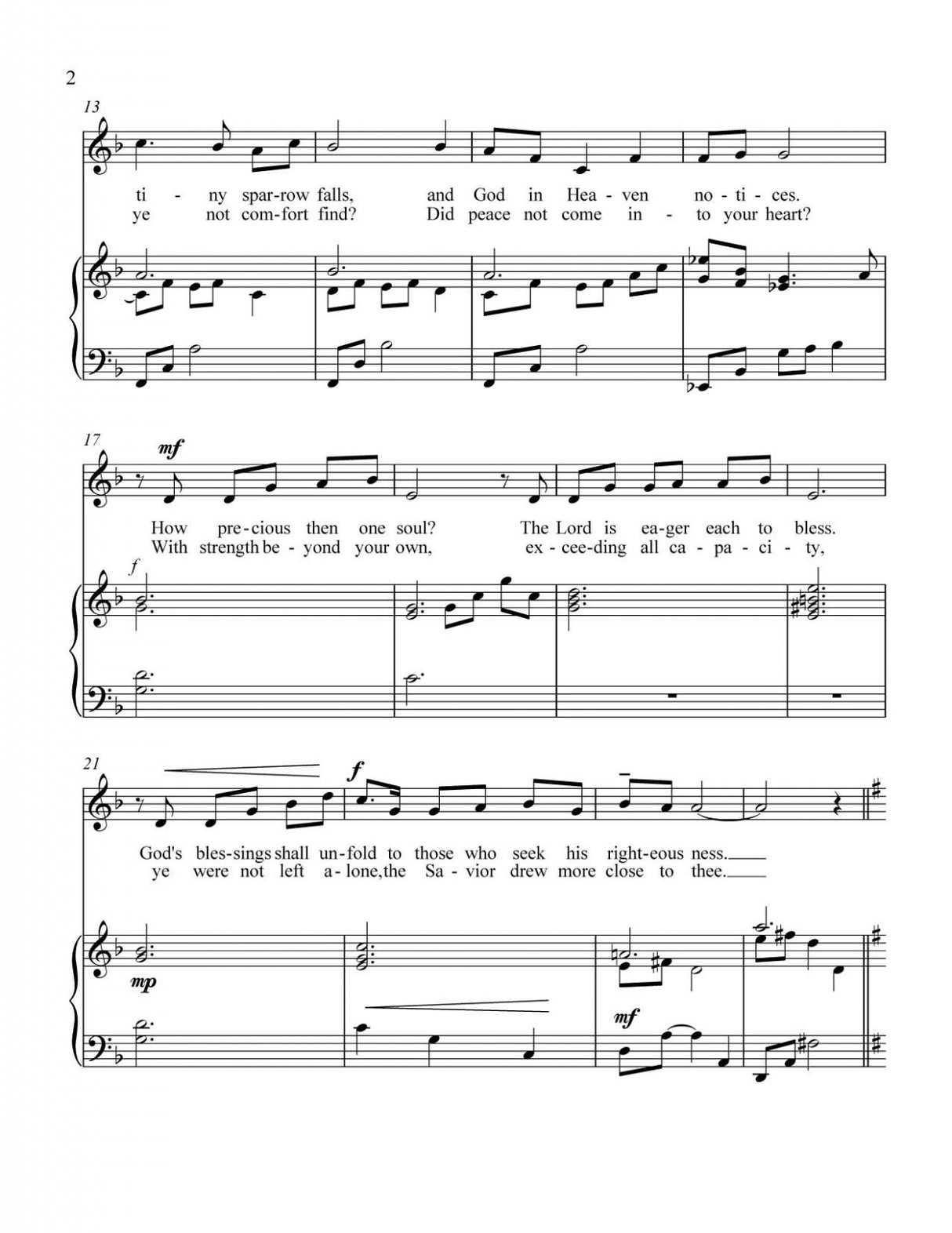 Tender mercies of the lord free LDS sheet music