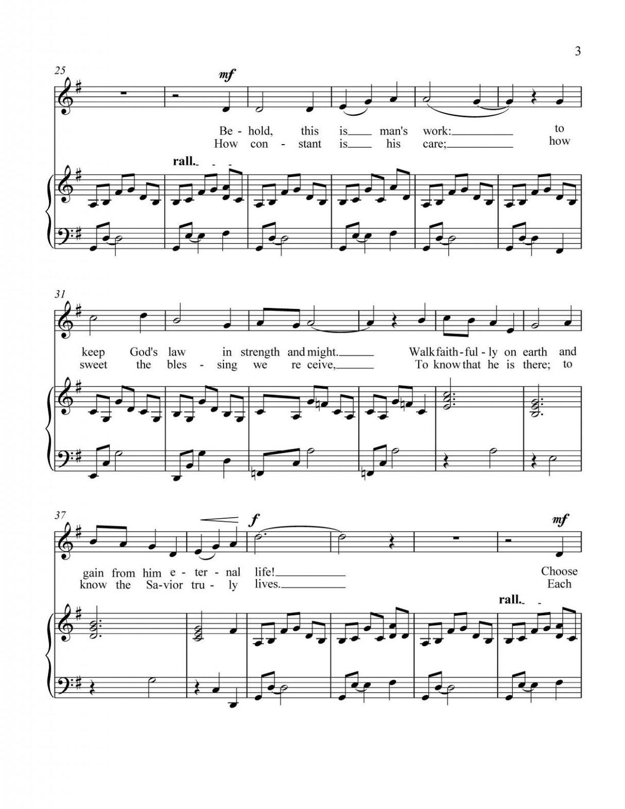 Tender mercies of the lord free LDS sheet music