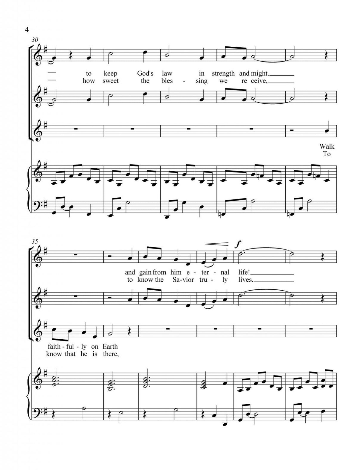Tender mercies of the lord free LDS sheet music by Bednar