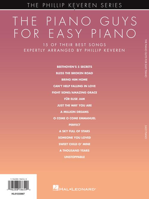 the piano guys easy piano sheet music by phillip keveren