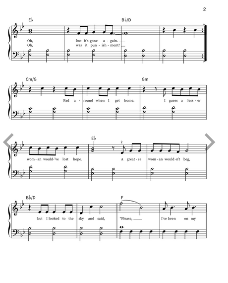 the prophecy by taylor swift sheet music