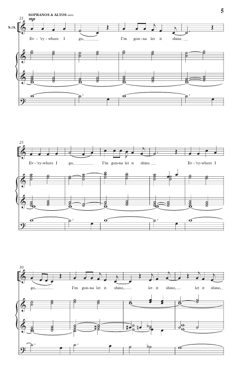 This Little Light of Mine (SATB)