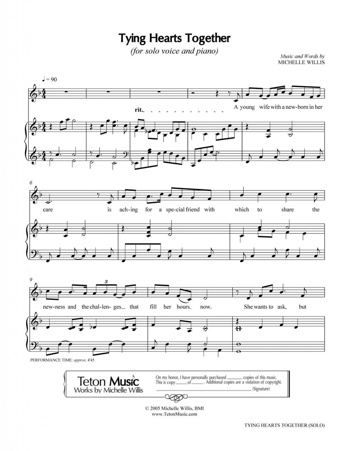 Tying Hearts Together (Solo)