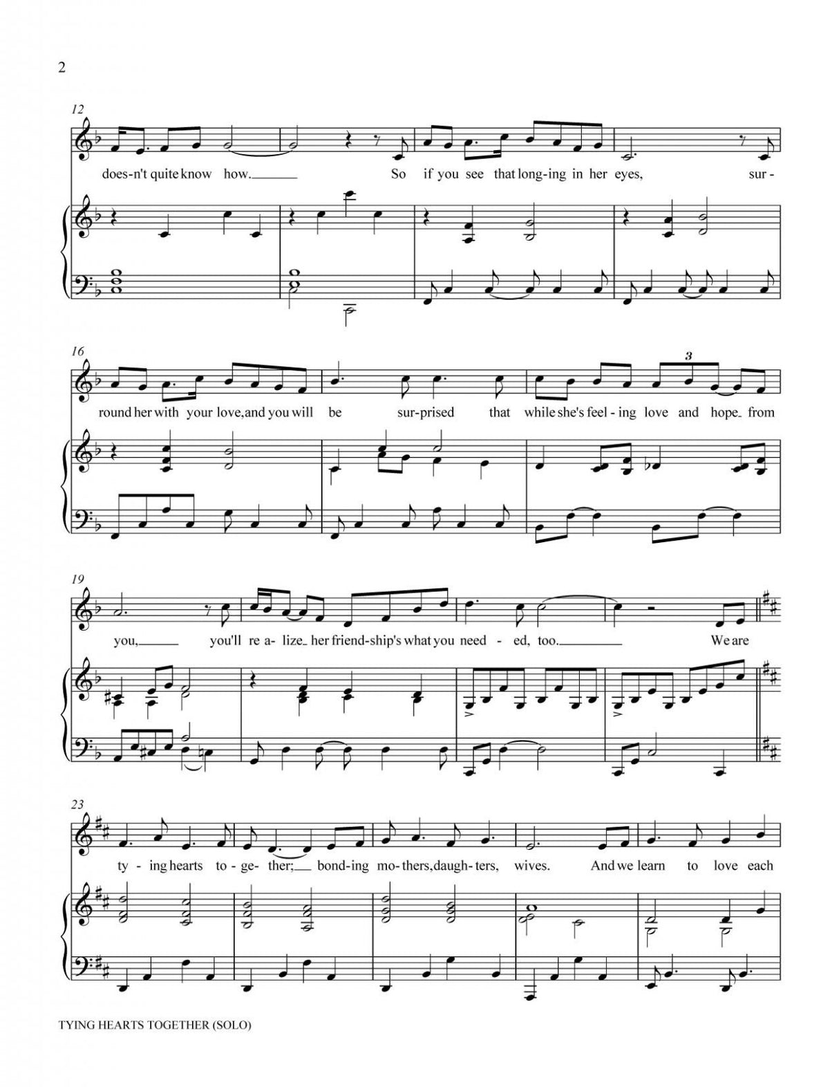 Tying Hearts Together (Solo)