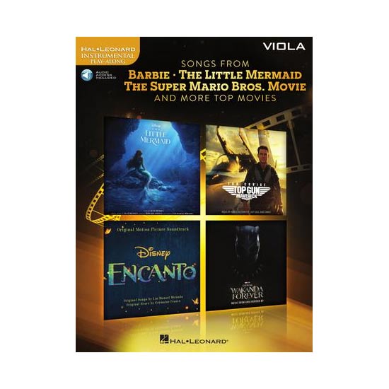 Songs from Barbie, The Little Mermaid, The Super Mario Bros. for Viola