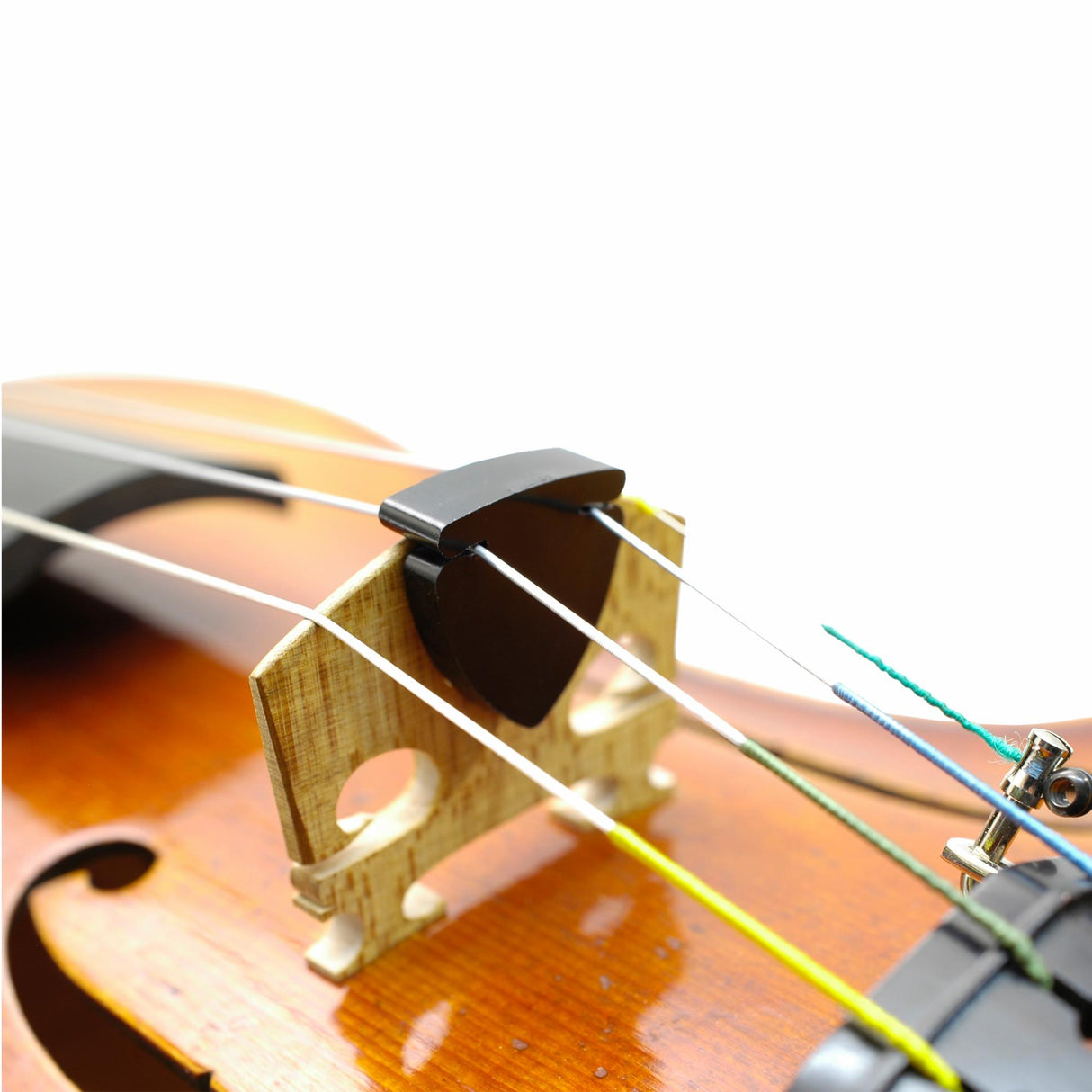 close up of alpine violin mute for pros