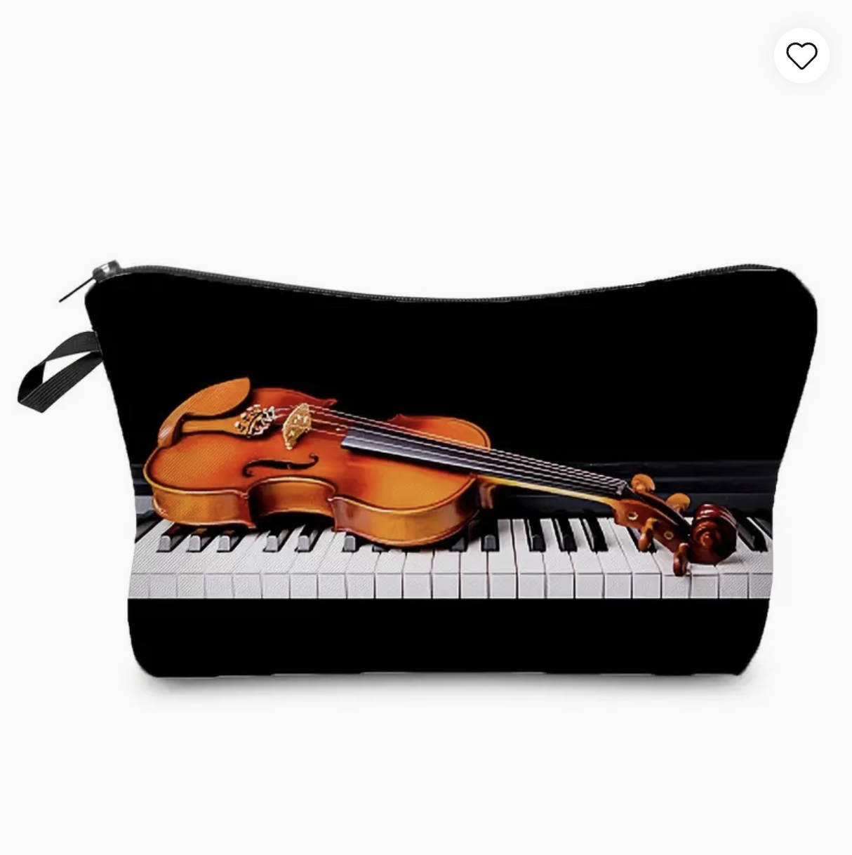 Violin Makeup/Cosmetic Bag
