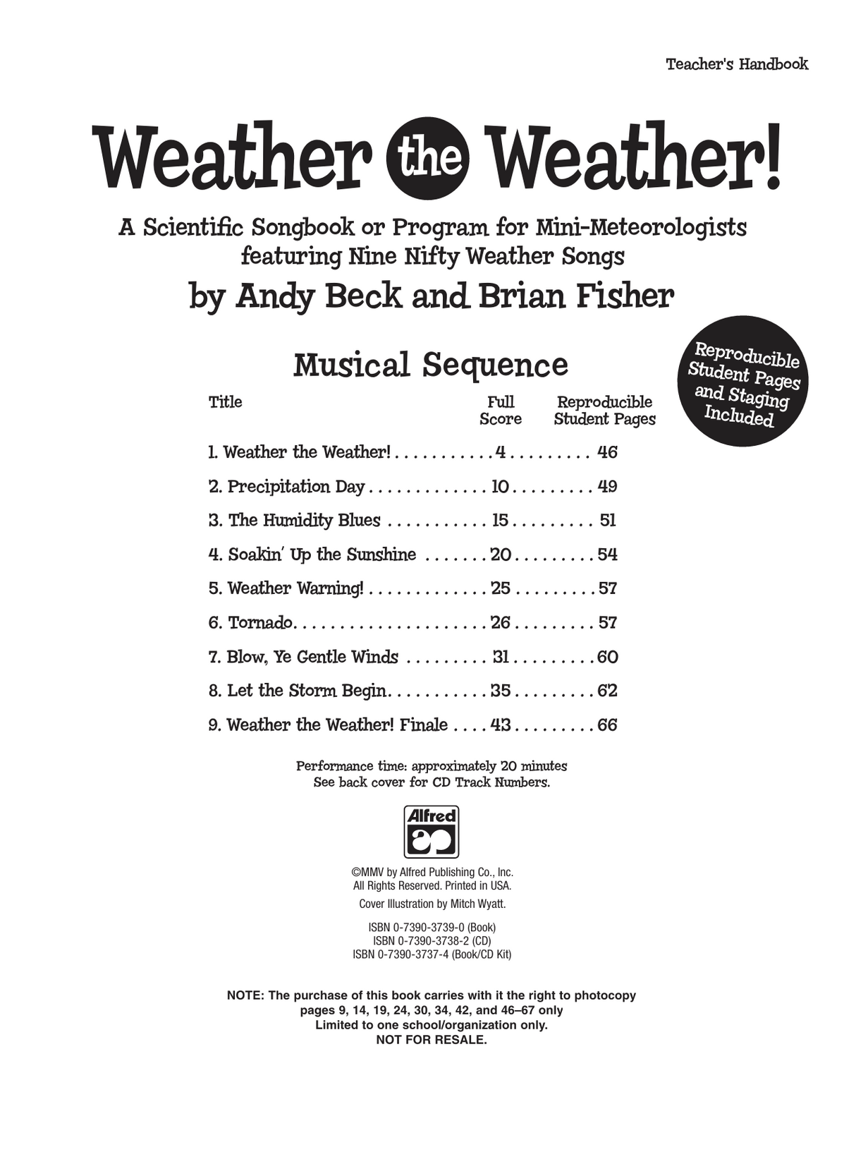weather the weather kids musicals show