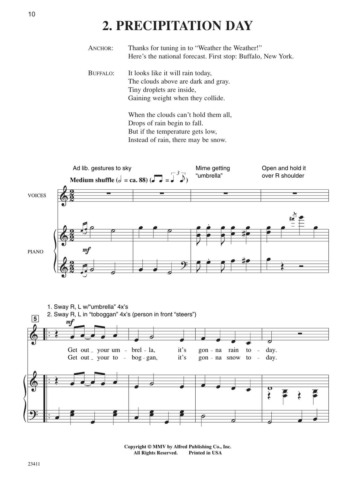 weather the weather kids musicals show