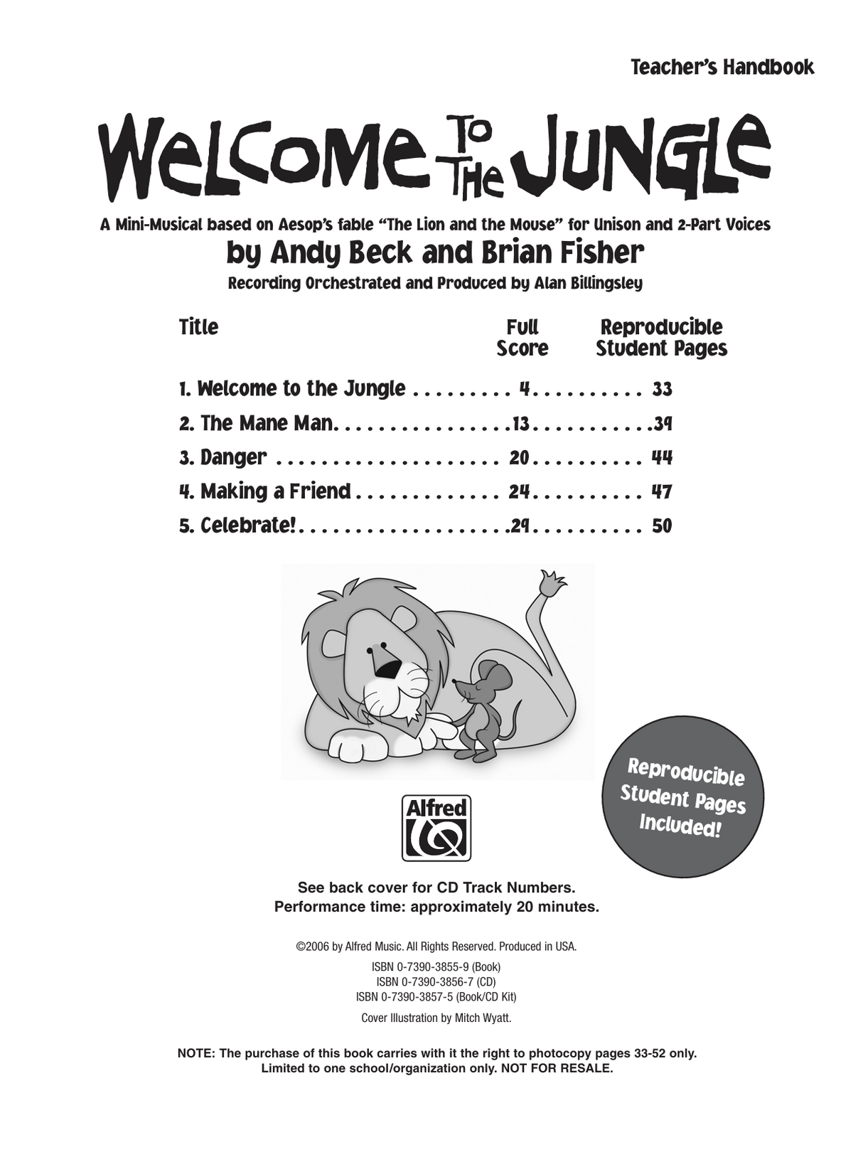 welcome to the jungle kids musical shows from Teton Music