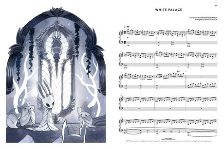 white palace from hollow knight piano collection book