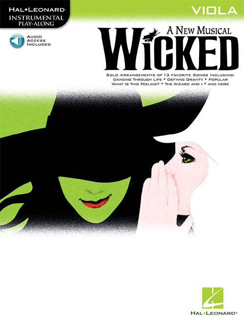 Wicked Instrumental Play-Along Book with Audio