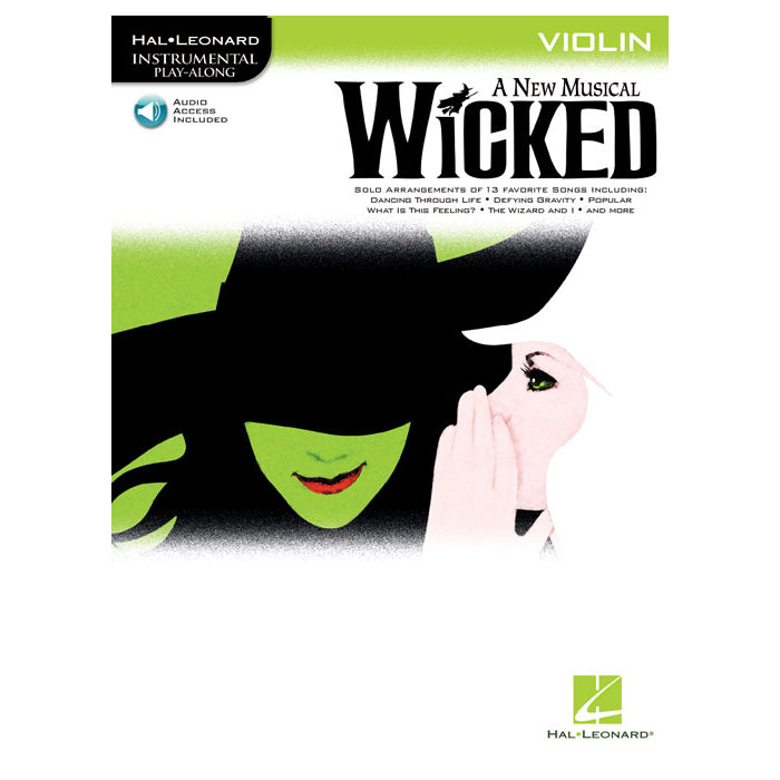 Wicked Instrumental Play-Along Book with Audio