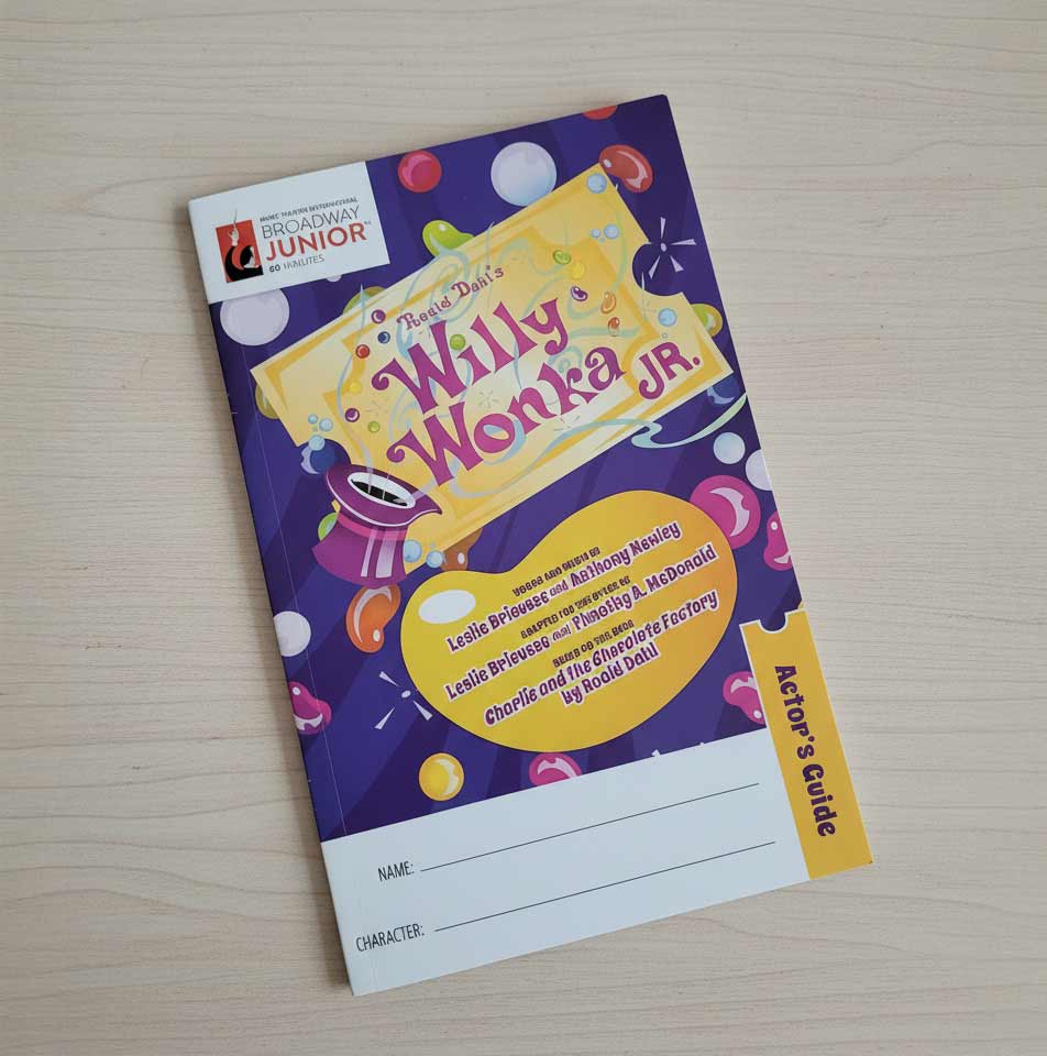 Willy Wonka Jr Script (10 pack)