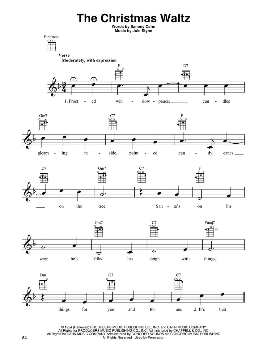 100 Most Beautiful Christmas Songs - Ukulele