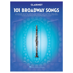 101 Broadway shows clarinet sheet music