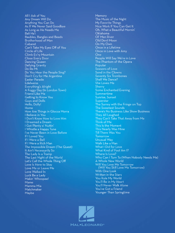 101 Broadway Songs for Trombone