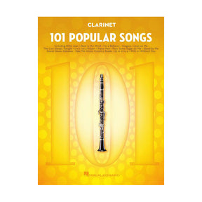 101 popular songs for clarinet sheet music