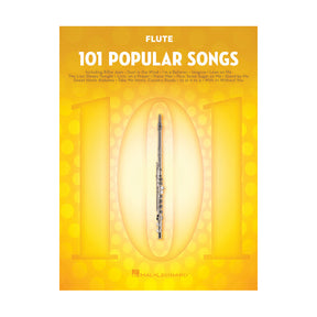 101 popular songs for flute sheet music