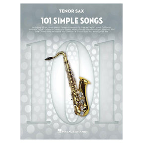 101 simple songs for tenor sax sheet music cover