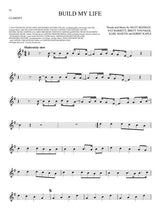 Sheet music for 'Build My Life' on a white background