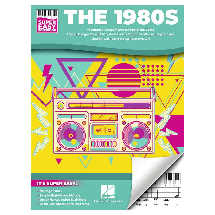1980s sheet music easy piano