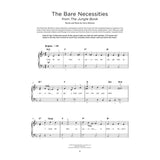 Sheet music for 'The Bare Necessities' from 'The Jungle Book' on a white background