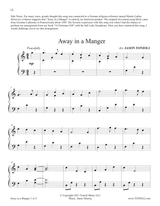 Away in a manger Christmas songs for easy piano sheet music by jason tonioli