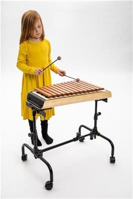 Sonor Carrillon Orff Soprano NG11 - 16 Barre In Acciaio Su Cassa In Legno Di Faggio, Scala Do Maggiore - Per Scuole E Musicisti