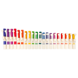 A 20 pack of chroma bells hand chimes for students