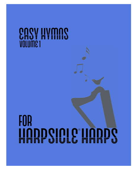 Easy hymns for lap harp sheet music for beginners