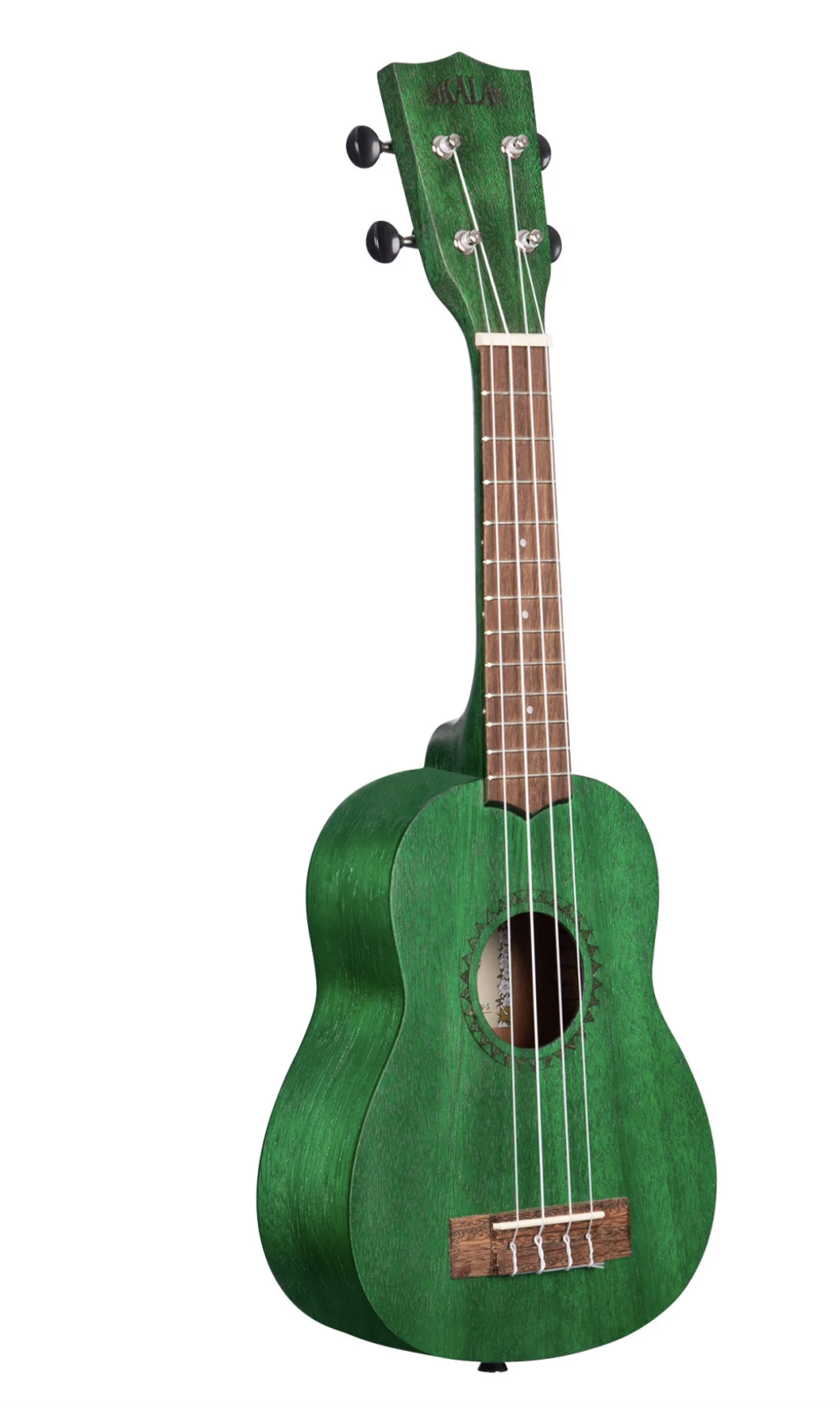 Ukulélé de concert en bois de meranti teinté vert Kala Fern