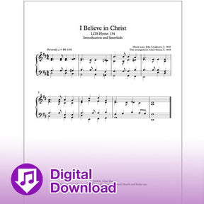 I believe in christ church choir hymn sheet music