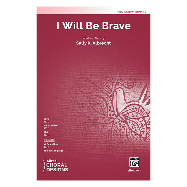 I will be brave satb choir sheet music