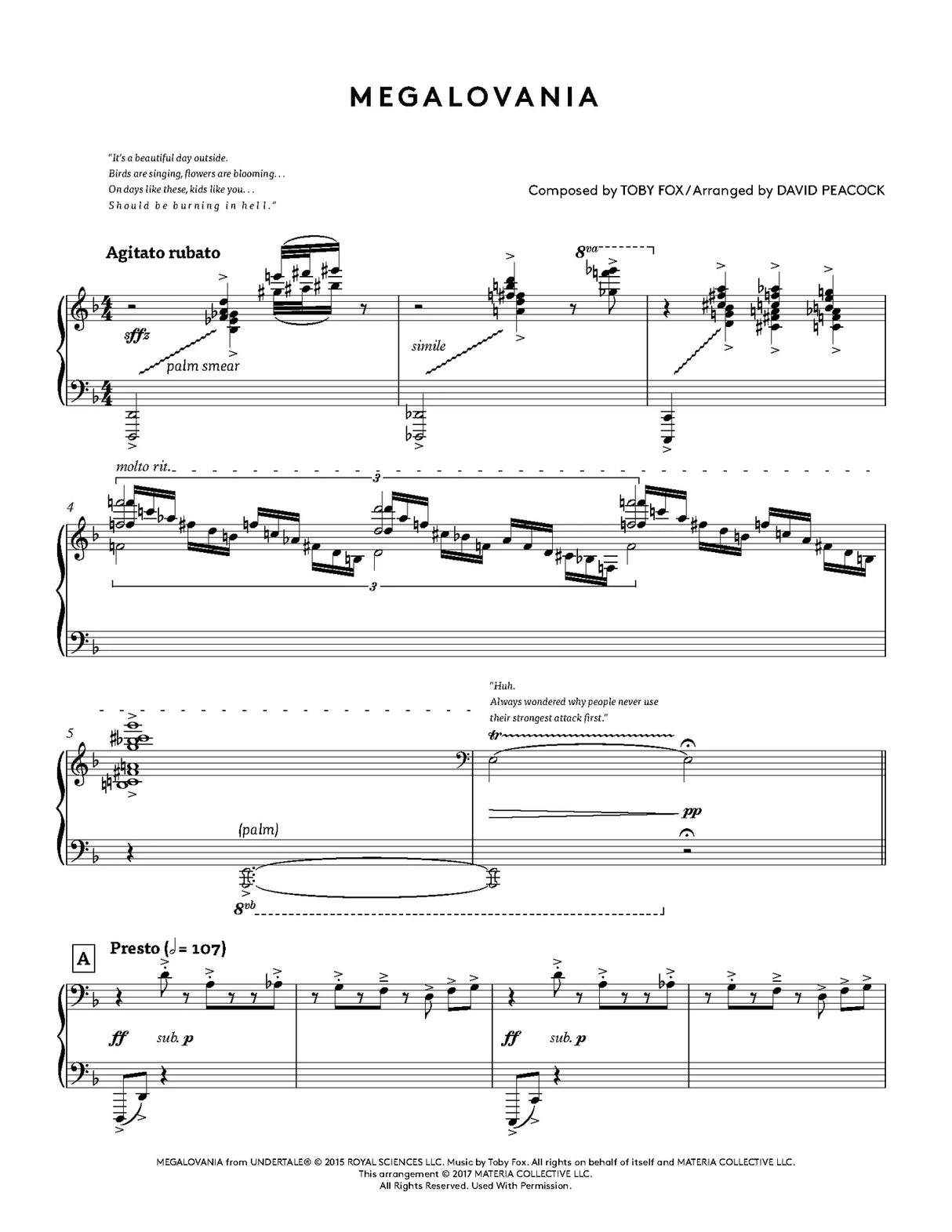 UNDERTALE Piano Collections