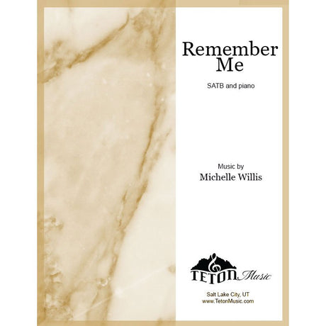 Remember me 9/11 September 11 sheet music for choir