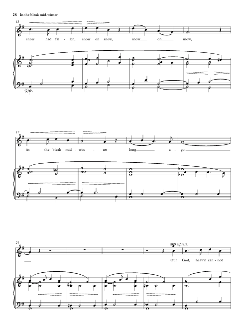 Christmas Carol Songbook: High Voice