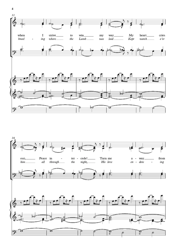Peace Be Mine – Mack Wilberg | SATB Choir & Organ Sheet Music