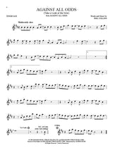 Against all odds solo for tenor sax sheet music