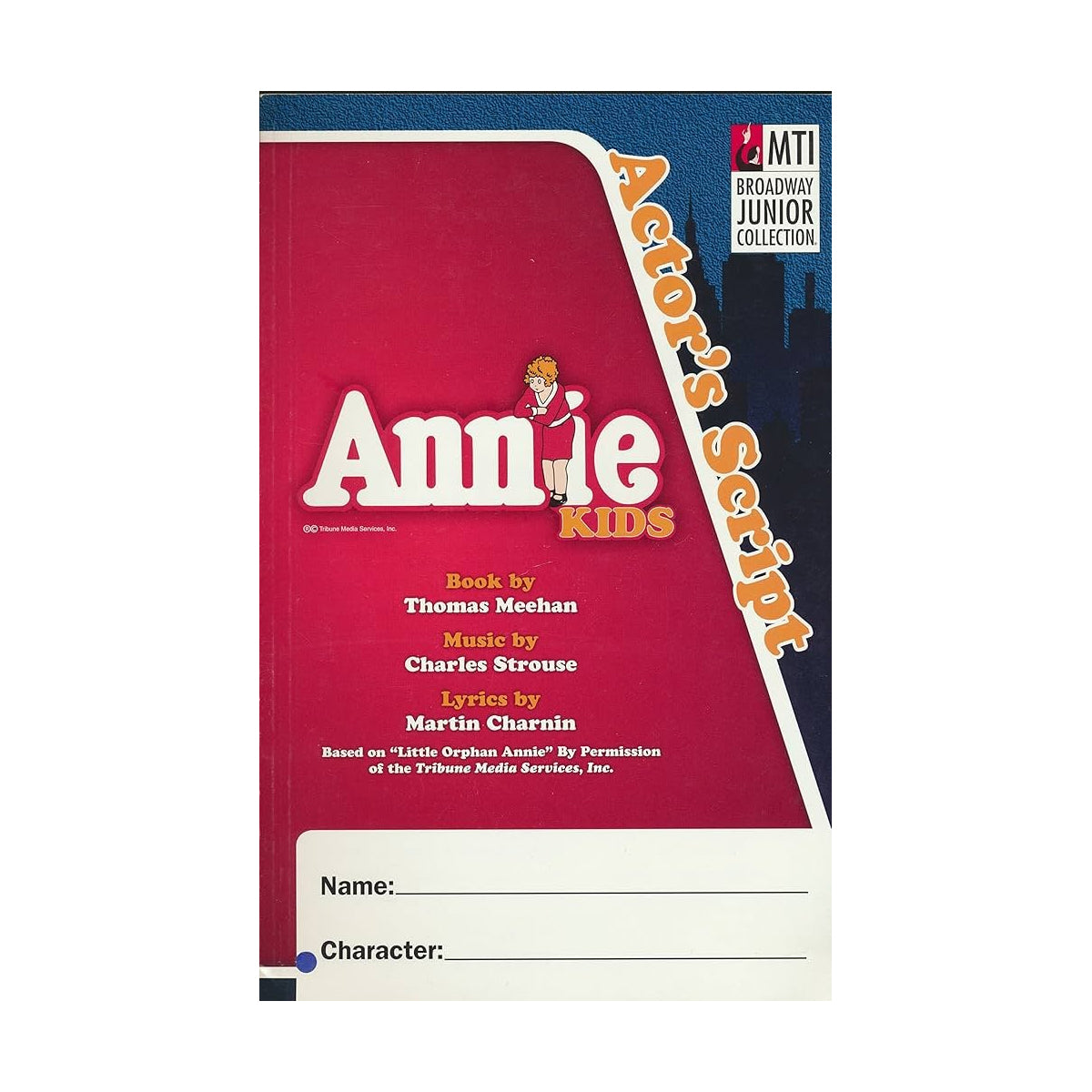 Script Covers Jr Annie KIDS Script (10 pack) | Children's Musicals from Broadway Junior ...