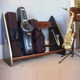 The Band Room™ Mobile Saxophone Case Storage Rack for Music Teachers