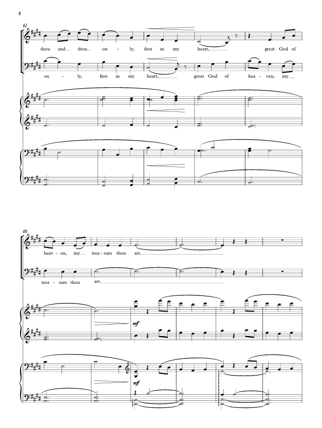 Be thou my vision by mack wilberg sheet music