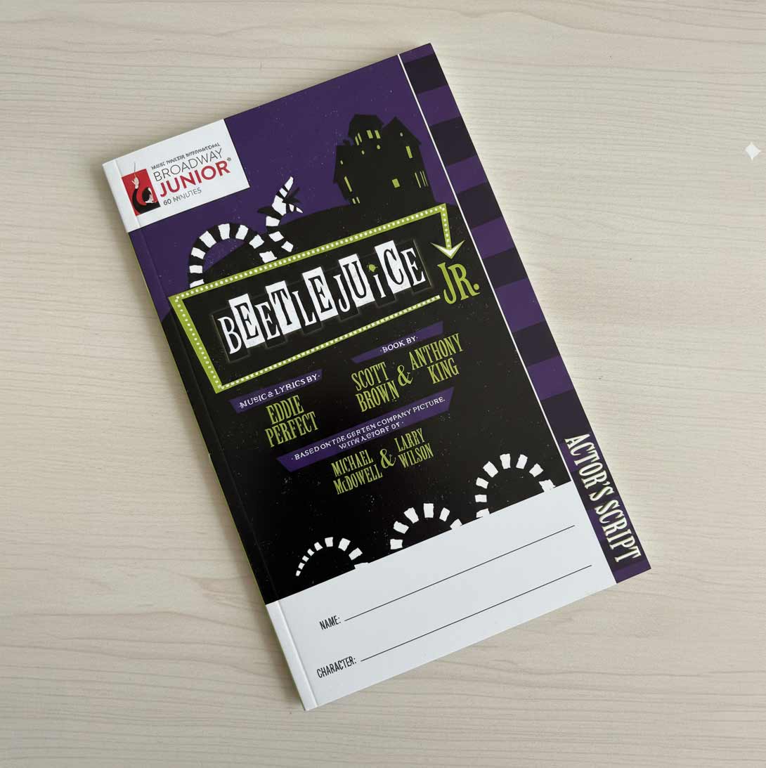 Beetlejuice Jr Script (10 pack)