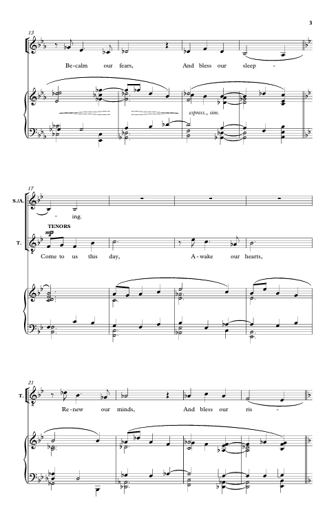 Benediction mack wilberg sheet music for choir
